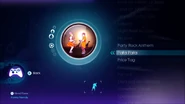 Pata Pata on the Just Dance 3 menu (Xbox 360)