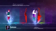 Just Dance 2016 coach selection screen (camera)