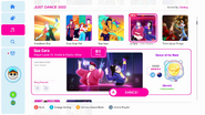 Sua Cara (Limo Version) on the Just Dance 2022 menu, after being unlocked