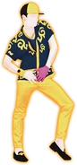 The album coach seen in The Art of Just Dance (10th Anniversary Edition)
