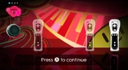 Just Dance 2 ready screen