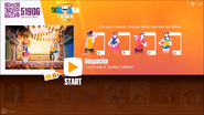 Just Dance Now coach selection screen (2017 update, computer)