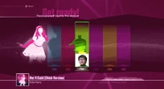 Just Dance 2017 coach selection screen (camera)