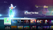 All About That Bass on the Just Dance 2016 menu (E3 2015)