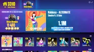 Rabiosa (Latin Fitness Version) on the Just Dance Now menu (original, computer)