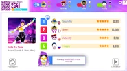 Just Dance Now scoring screen (2020 update)