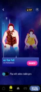 Just Dance Now coach selection screen (2024 update, phone)