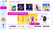 The Way I Are (Dance With Somebody) on the Just Dance 2019 menu