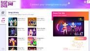 Done For Me on the Just Dance Now menu (2020 update, computer)