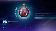 Jump (For My Love) on the Just Dance 3 menu (Xbox 360)