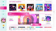 Error on the Just Dance 2020 menu