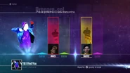Just Dance 2016 coach selection screen