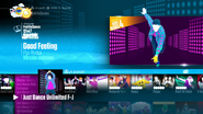 Good Feeling (Extreme Version) on the Just Dance 2017 menu