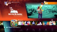 She’s Got Me Dancing on the Just Dance 2018 menu