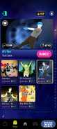 It’s You on the Just Dance Now menu (2024 update, phone)