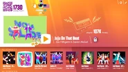 Juju On That Beat on the Just Dance Now menu (2017 update, computer)