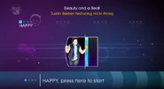 Just Dance 4 coach selection screen (Wii/PS3/Wii U)