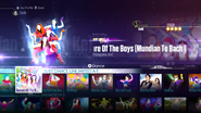 Beware of the Boys (Mundian To Bach Ke) on the Just Dance 2016 menu