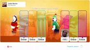 Just Dance 2020 coach selection screen