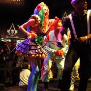 Promotional image featuring a cosplayer