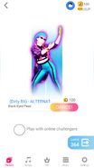 Just Dance Now coach selection screen (phone)