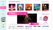 Abbadancingqueen jd2020 menu.png (911 kB) Dancing Queen (Dancefloor Version) on the Just Dance 2020 menu