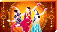 P4 on the icon for the Just Dance Now playlist "Firework Fest" (along with Fancy (Indian Version) and Mohini)