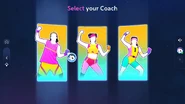 Just Dance 2023 Edition coach selection screen