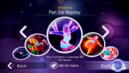 Pon de Replay in the Just Dance 2 store