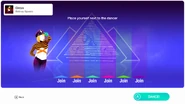 Just Dance 2019 coach selection screen (camera)