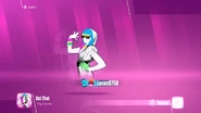 Just Dance 2018 coach selection screen (8th-gen, controller)