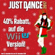 Sale announcement of the Wii U version (German)