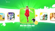 Mary Had a Little Lamb on the Just Dance 2018 menu (Kids Mode)