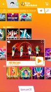 Kill This Love on the Just Dance Now menu (2017 update, phone)