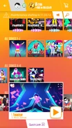 Teacher on the Just Dance Now menu (2017 update, phone)