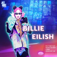 Image posted by Just Dance’s official Twitter account to celebrate Billie Eilish’s birthday[5]