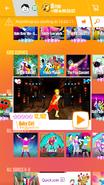 Baby Girl on the Just Dance Now menu (2017 update, phone)