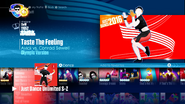 Taste The Feeling (Olympic Version) on the Just Dance 2017 menu