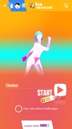 Titanium jdnow coachmenu phone.png (568 KB) Just Dance Now coach selection screen (2017 update, phone)