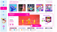 Chacarron on the Just Dance 2022 menu