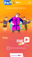 Just Dance Now coach selection screen (updated, phone)