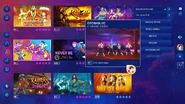 Otonablue on the Just Dance 2024 Edition menu