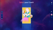 Just Dance 2024 Edition coach selection screen (outdated)