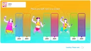 Just Dance 2021 coach selection screen (camera)