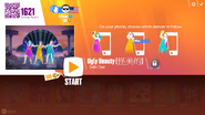 Just Dance Now coach selection screen (2017 update, computer)