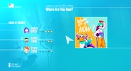 Just Dance 2019 routine selection screen