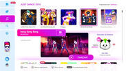 Bang Bang Bang en el menú de Just Dance 2019 (Versión clásica, Octava generación)