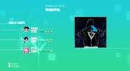 Just Dance 2020 routine selection screen