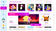 I Get Around on the Just Dance 2019 menu