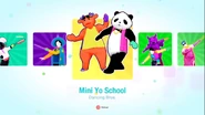 Mini Yo School on the Just Dance 2020 menu (Kids Mode)